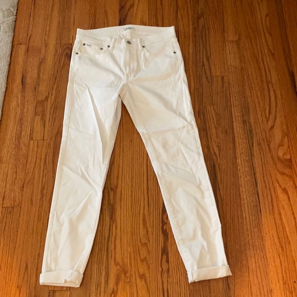 Polo Ralph Lauren White Straight Jeans